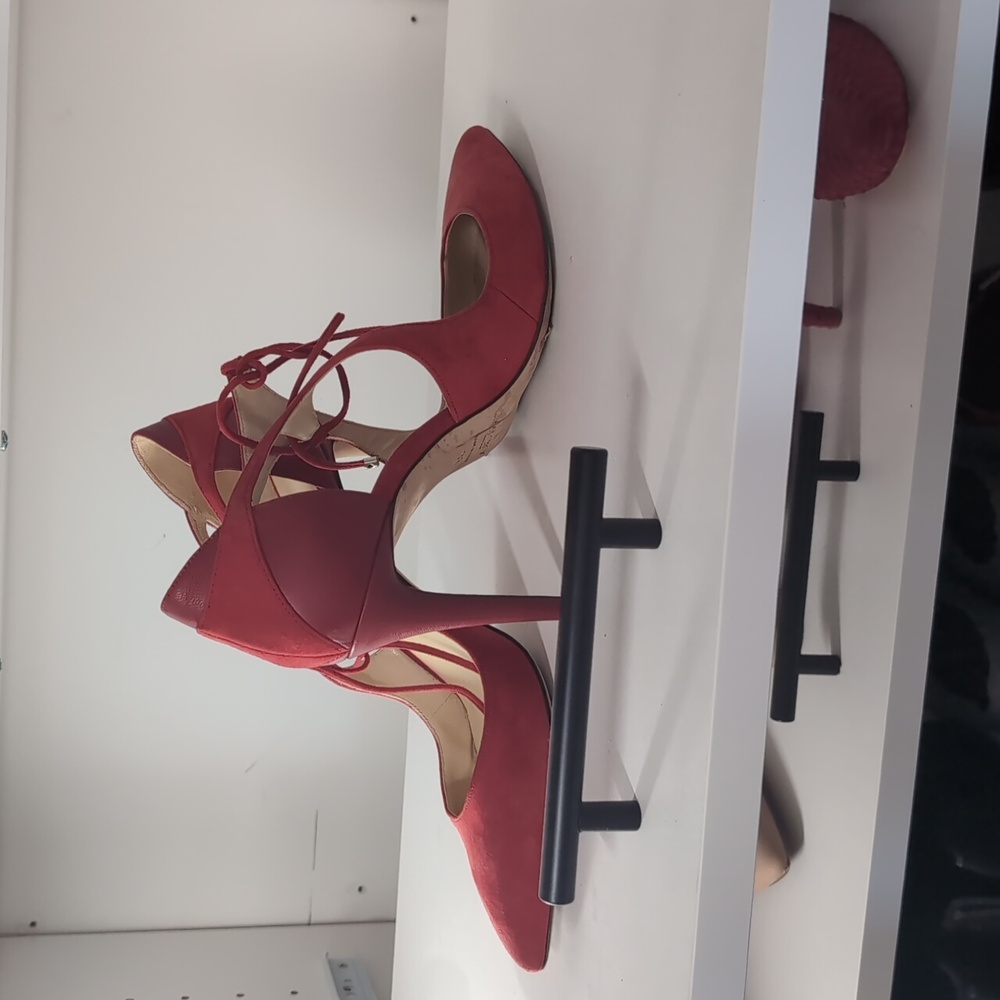 Jimmy Choo Scarlet Lace-Up Heels